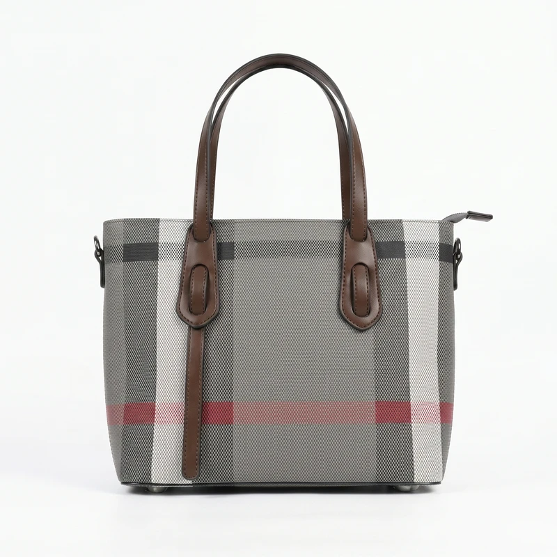 Ladies Hand Bag 6878-7 - Gray