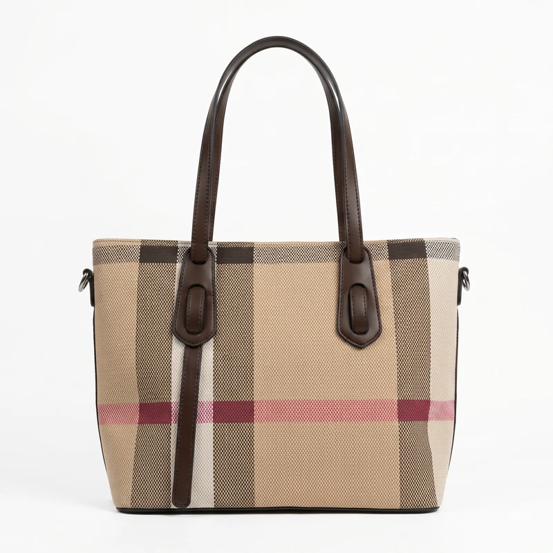 Ladies Hand Bag 6878-7 - Khaki