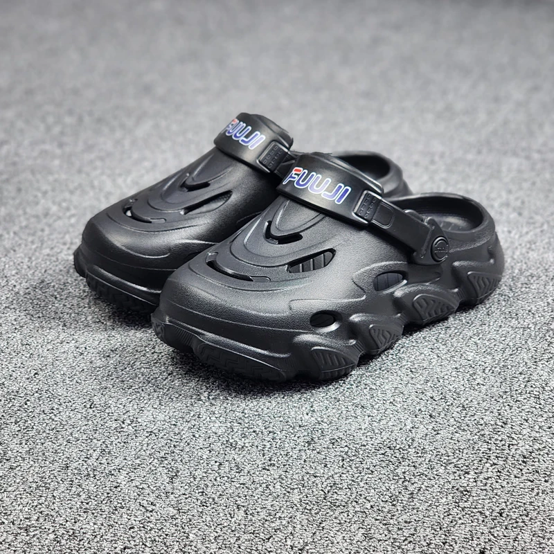 MENS CROCS-8881(BLACK)