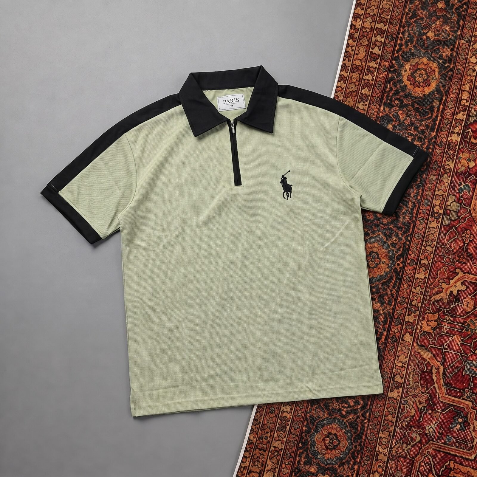 ZIPPER NECK POLO-SP03